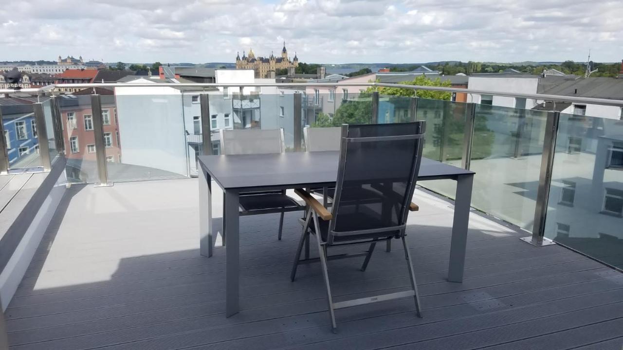 Altstadtblick Schwerin Mit Parkplatz 4-Etage - Abc193 By Abcwismar Exteriör bild